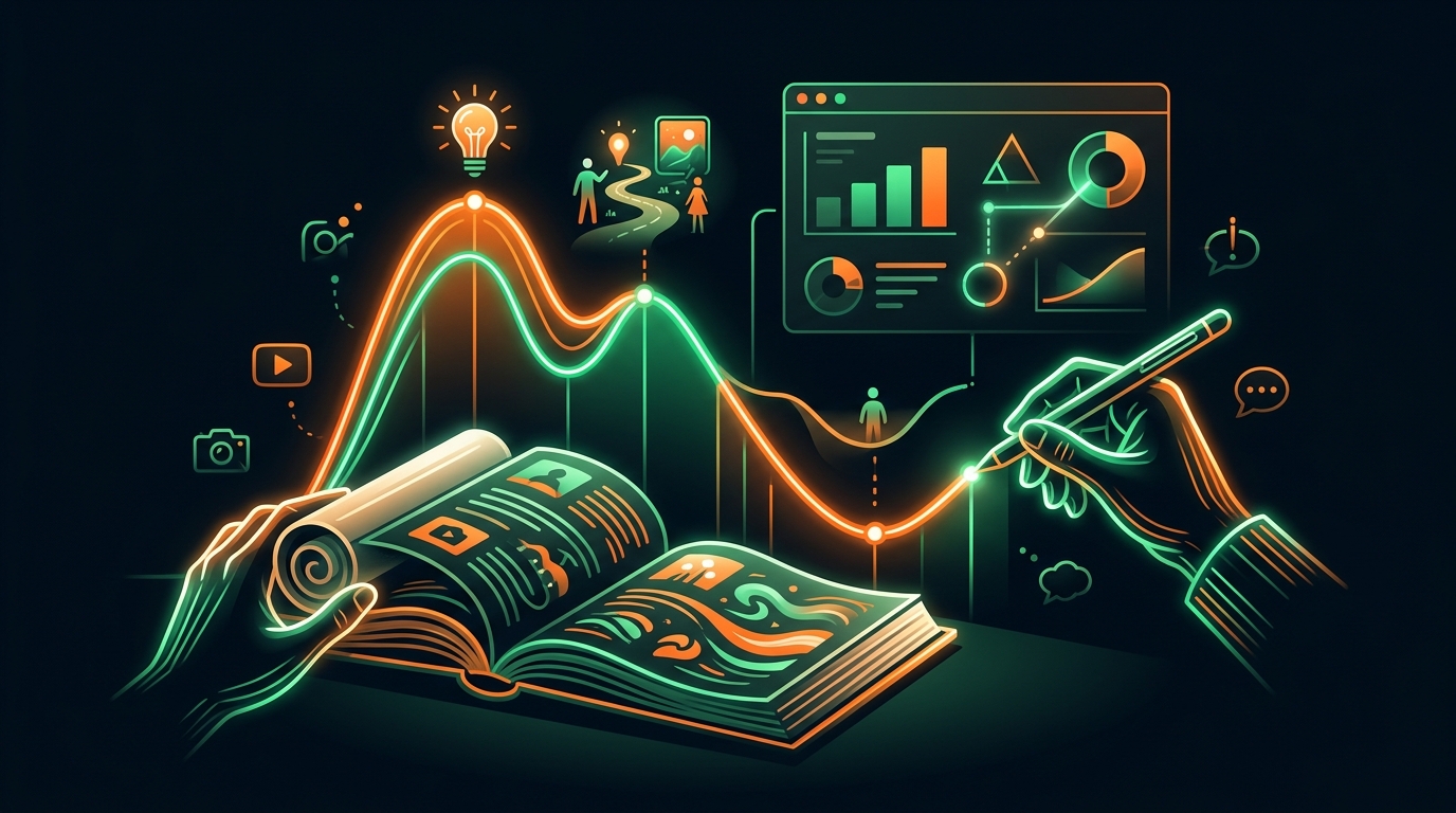 YouTube Analytics für Storyteller: Die Retention-Kurve wie eine Geschichte lesen